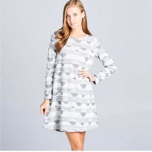 Renee C. Long‎ Sleeve Sweater Dress - Size S